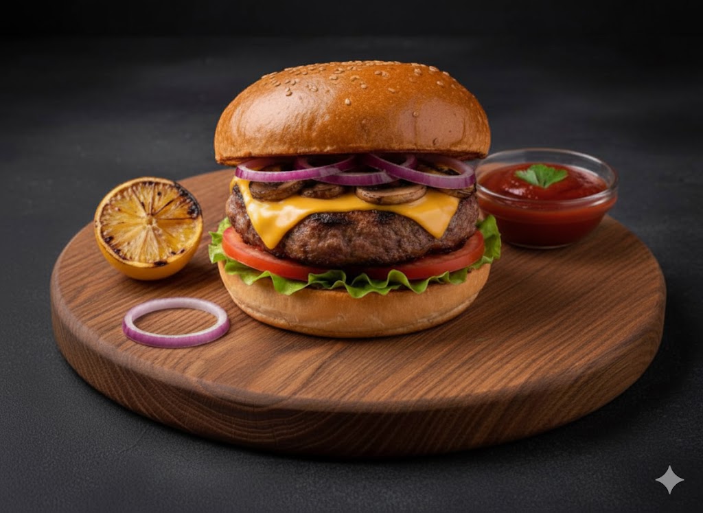 Бургер з сиром